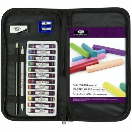 ROYAL BRUSH OIL PASTEL-KEEP N'CARRY ART SET RSETKCOP